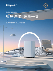 德业除湿机家用抽湿机 卧室轻音去湿器DY-SC16A
