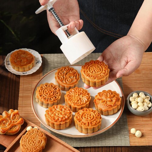 劣狐狐月饼模具图案清晰好脱模