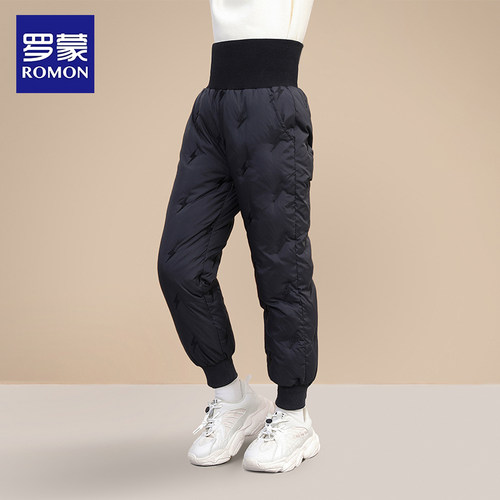 罗蒙内胆儿童羽绒裤校服神器