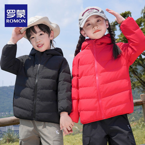 罗蒙女童羽绒服2025新款