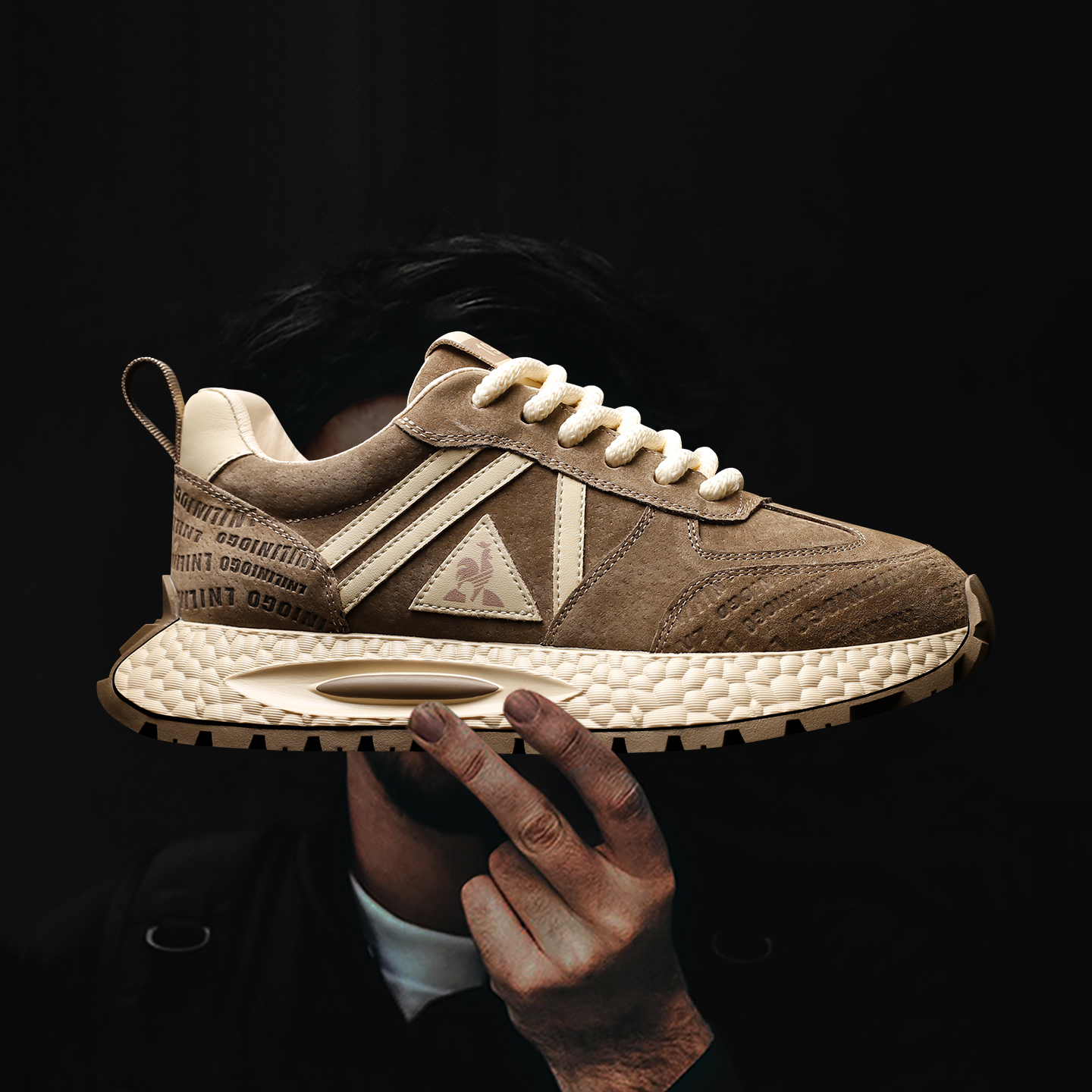 复古质感磨砂真皮阿甘鞋