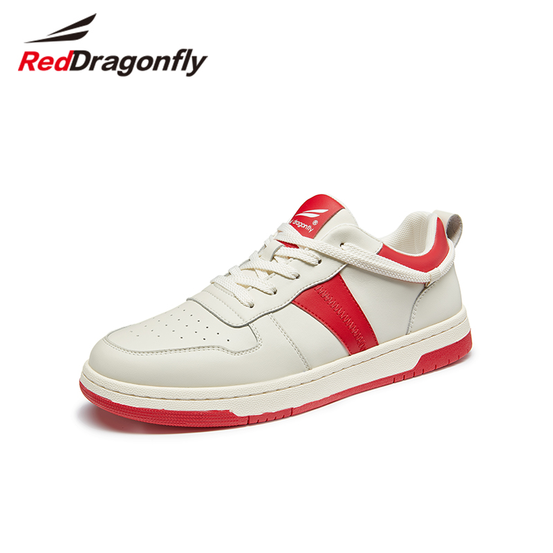 REDDRAGONFLY/红蜻蜓春季小白鞋男潮流撞色休闲运动板鞋WTA32584