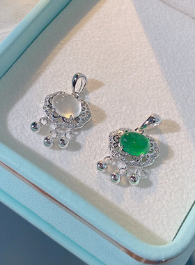 S925纯银祥云如意平安锁项链