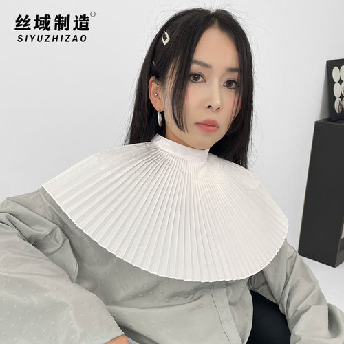 网红理发店防水烫染发焗油披肩
