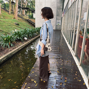 CAC罗曼蒂克褶皱提花包包