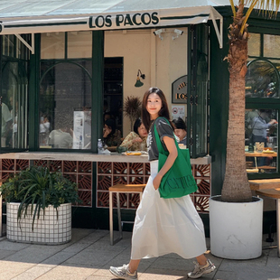 CAC印花大号购物袋帆布袋大容量包包托特包