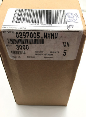 力特0297005.WXNV 5A 32V 车用保险丝 电路保护 插片式小号保险丝