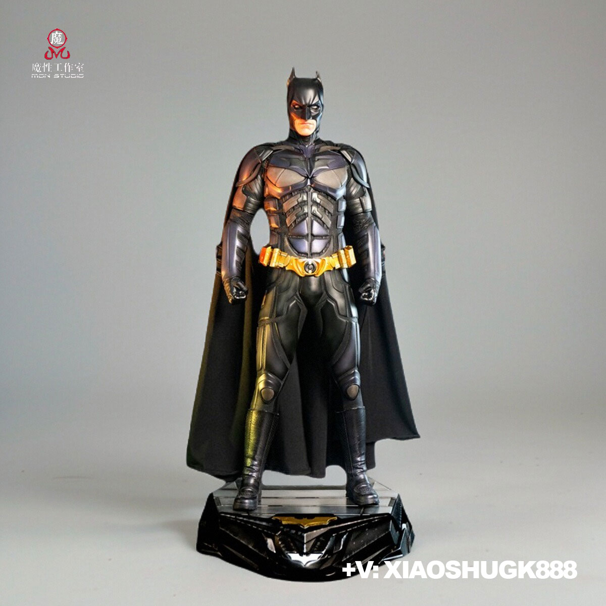 【MON私人订制】现货 黑暗骑士蝙蝠人1/3全身像雕像手办（不包邮