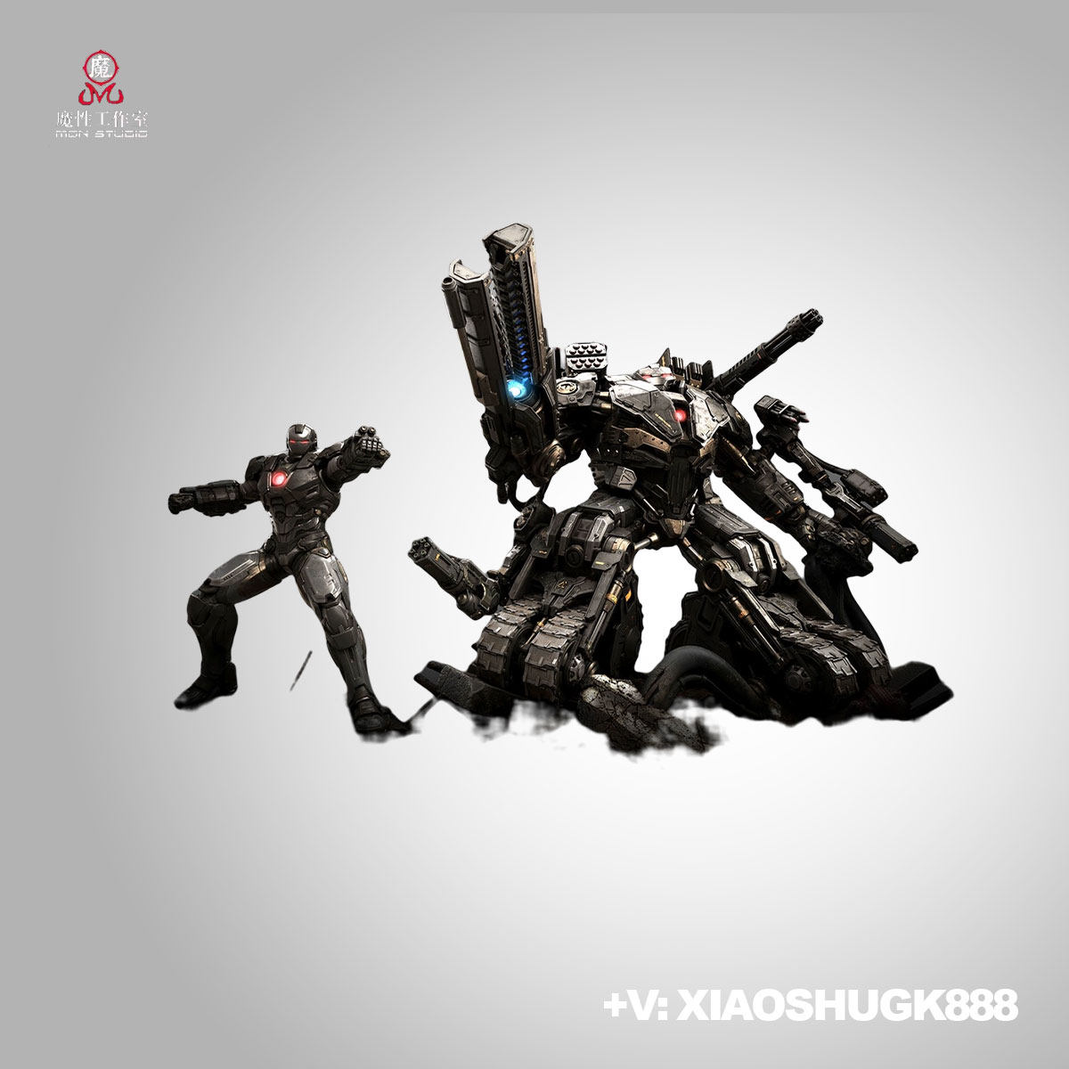 MON战争机器雕像手办GK