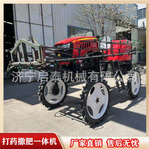 50马力自走式打药机 1000L药桶多喷头喷药车 高杆作物喷雾机