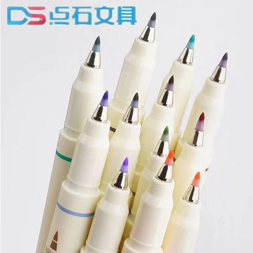 点石柔绘笔软头笔秀丽笔彩色笔