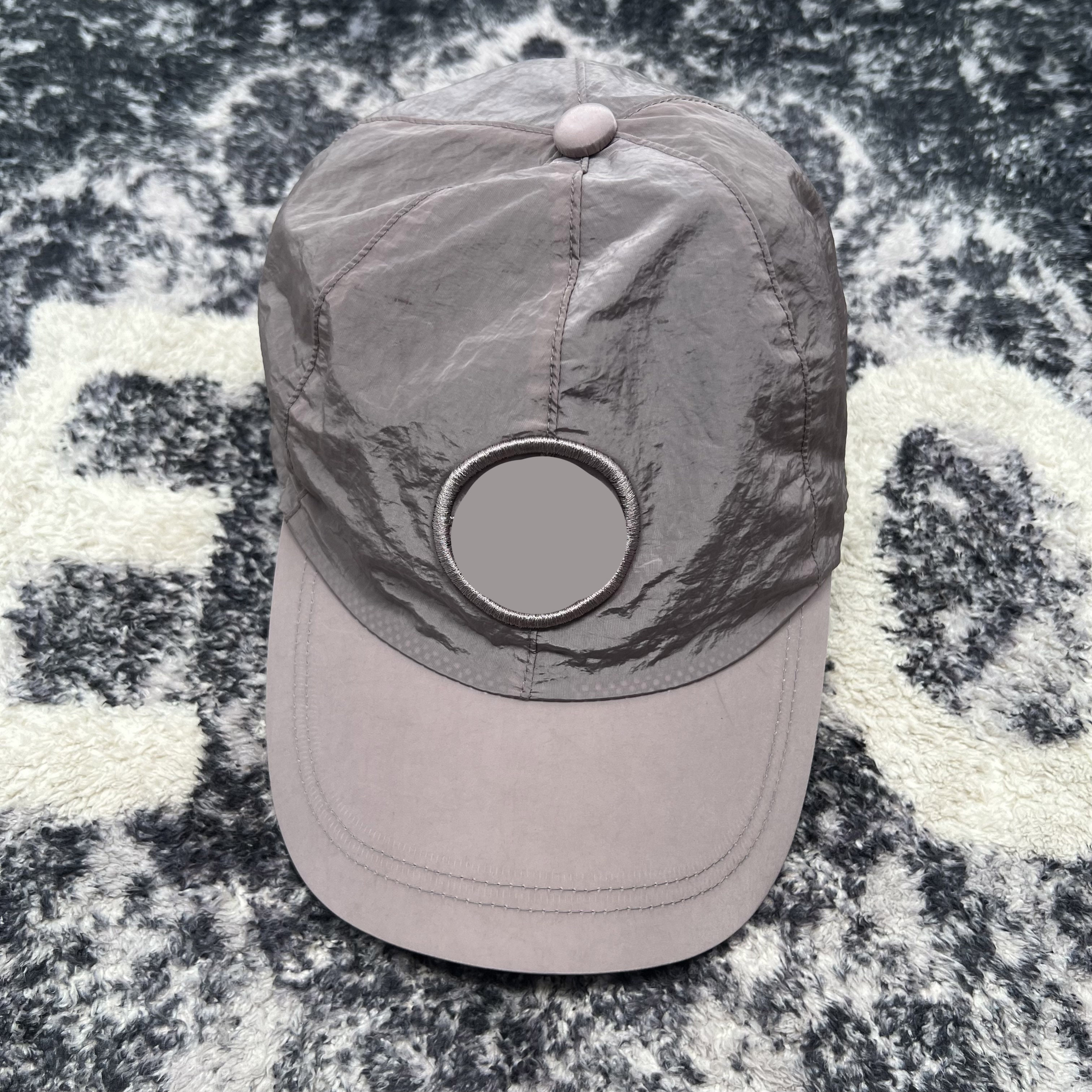 thumbnail for 19SS 6601 NYLON METAL HAT Stone metal nylon cap black silver man and woman couple in stock