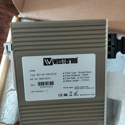 询价WESTERMO威斯特摩SDI-541-SM-SC30以太网可维修