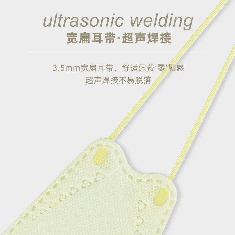 kn95莫兰迪色系kf94口罩男女4层含熔喷布3d立体鱼嘴口罩独立装网