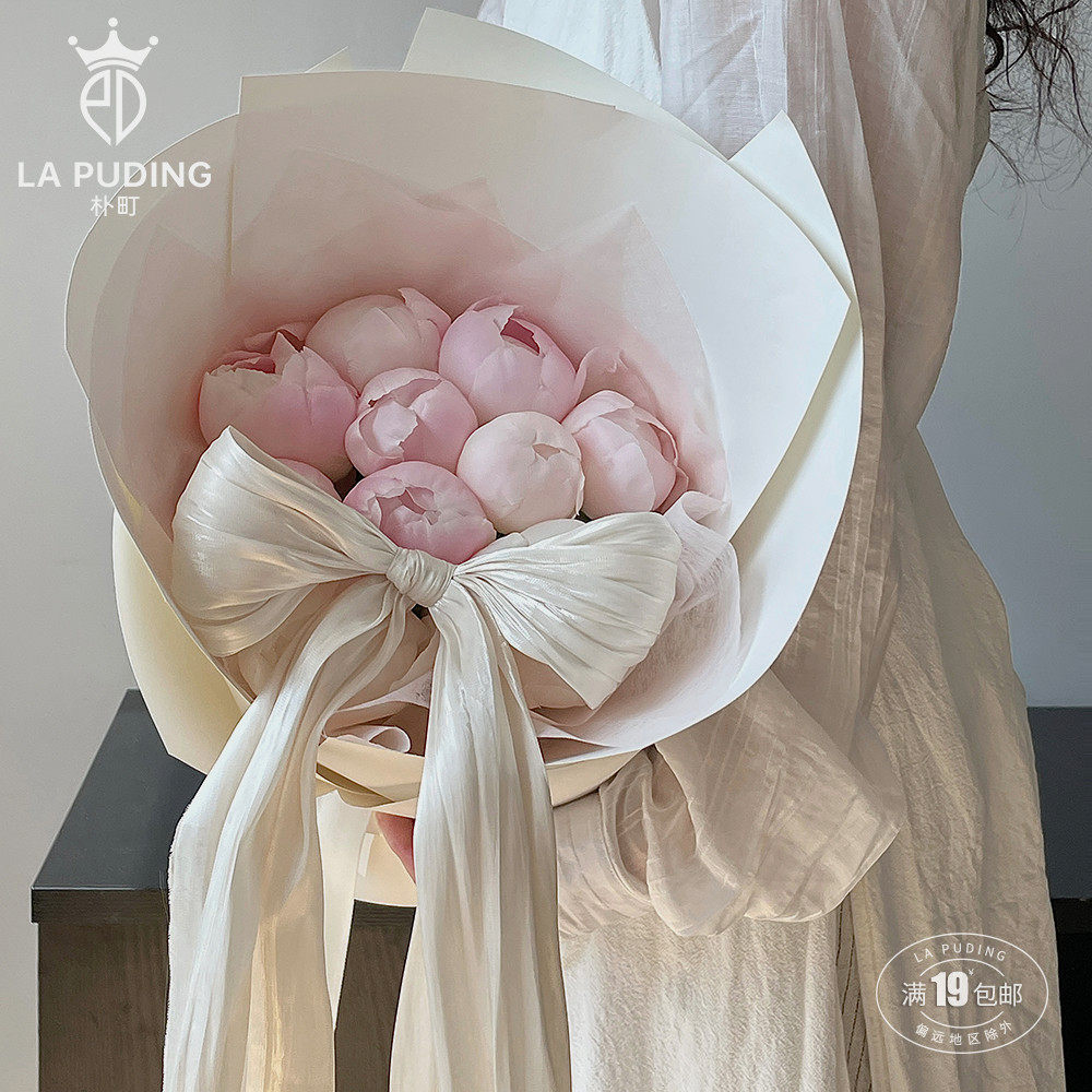 LA朴町 雪缎涟漪·布料花束蝴蝶结手工diy氛围感礼物装饰花艺材料,鲜花速递/花卉仿真/绿植园艺,花艺纱网/纺织布,淘宝优惠券,粉丝福利购,淘宝优惠卷