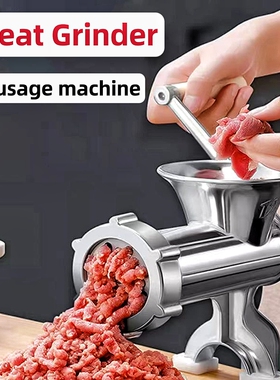 Meat Grinder with Tabletop Clamp Cutting Disks sausage grind
