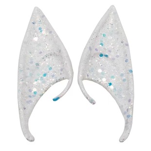 Halloween Elf ears cosplay Vampire Queen sequined ears 耳朵