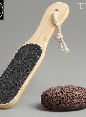 Foot peeler dehulling tool heel home scrub rubbing board