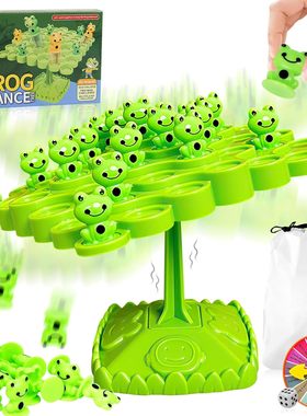 Frog Balance Board Game Two-Player Balanced Tree Desktop toy