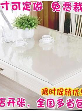 Waterproof PVC Table cloth Transparent Cover Mat Kitchen