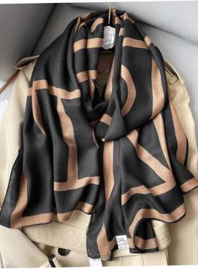Highquality scarf Women's autumn/winter long cas
