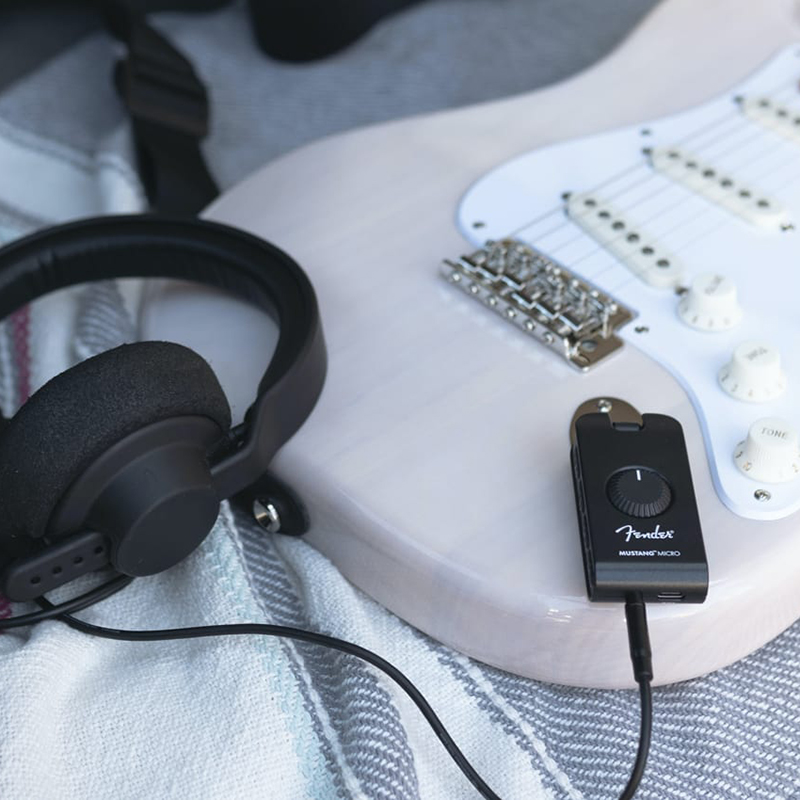 Fender芬达 Mustang Micro电吉他贝斯耳机放大器蓝牙自带效果音箱