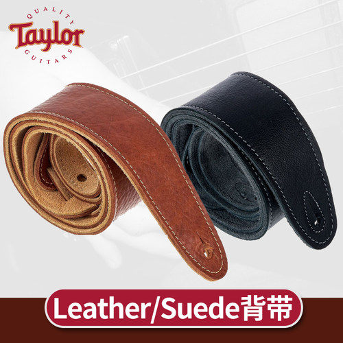 taylor皮质吉他背带民谣泰勒