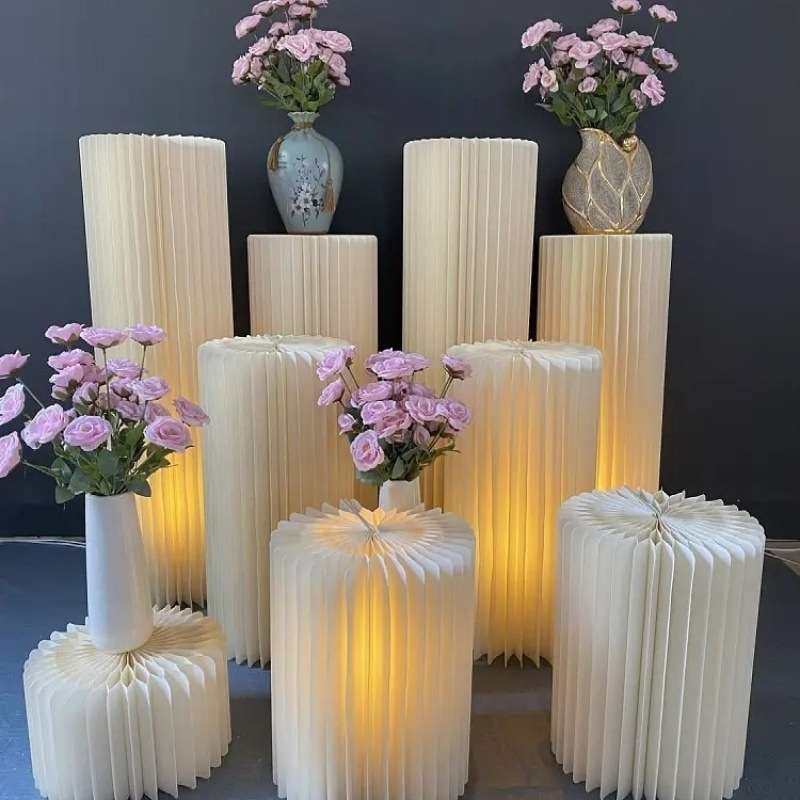 婚庆生日折纸路引折叠圆柱甜品罗马柱节日派对装饰道具橱窗商场,基础建材,防水卷材,淘宝优惠券,粉丝福利购,淘宝优惠卷