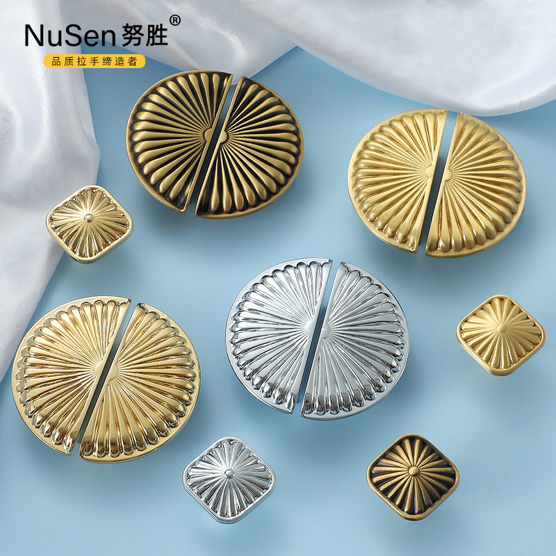 黄铜美式贝壳拉手抽屉单孔纯铜鞋柜衣橱柜黑色镀铬复古半圆把手,基础建材,小拉手,淘宝优惠券,粉丝福利购,淘宝优惠卷