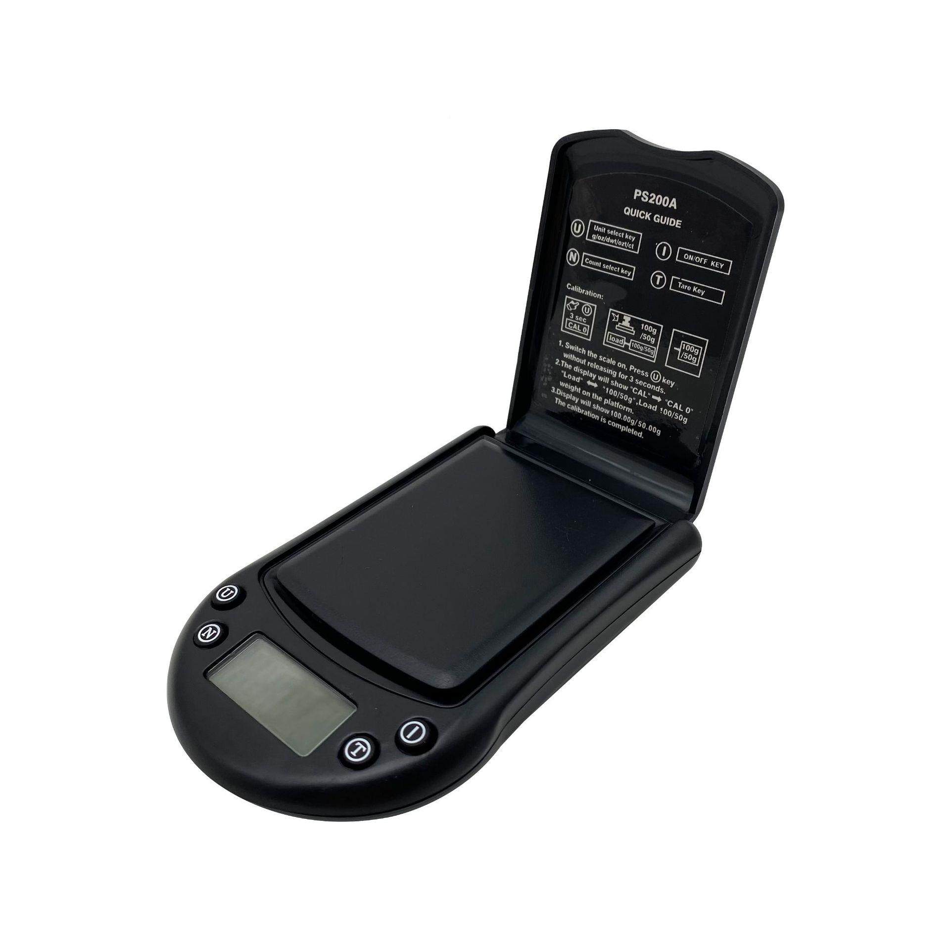 手掌电子秤黑色0.g/.01g 珠宝首饰称重便携式高称精度20GH798手00