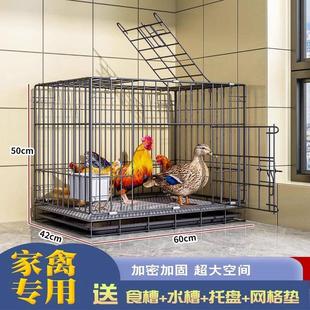 养鸡专用笼子鸡笼家用室内家禽养殖笼大号加密鸡笼舍折叠鸡鸭鹅笼