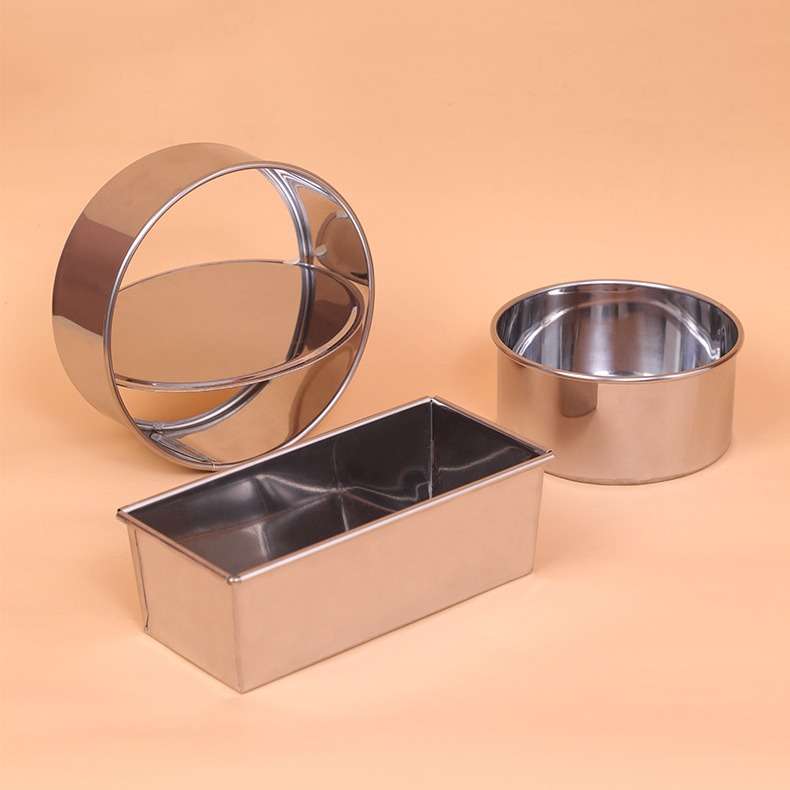 家用生日蛋糕模具6寸4.8寸烘焙工具烤箱吐司圆形方形活底胚子模具