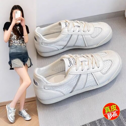 断码品牌女鞋网红网面德训鞋女夏季新款运动板鞋阿甘鞋休闲小白鞋
