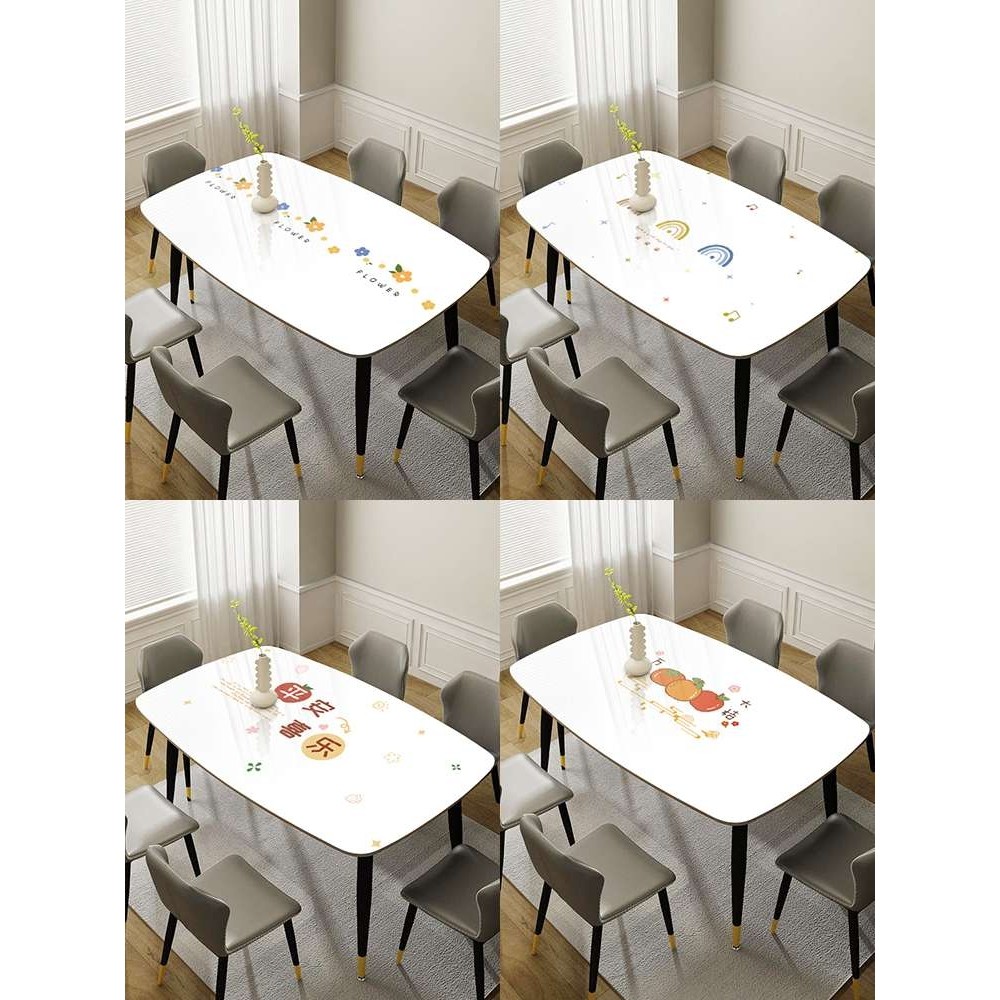 马肚型餐桌垫pvc软玻璃防水防油异形四边弧形椭圆岩板台面保护垫,居家布艺,桌布,淘宝优惠券,粉丝福利购,淘宝优惠卷