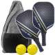 石墨碳素匹克球拍沙滩拍PU手胶运动球拍蜂窝芯 Paddle Pickleball