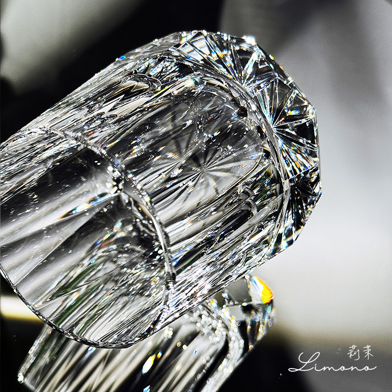 威士忌杯礼盒装欧式无铅K9水晶洋酒杯轻奢高档江户切子杯节日送礼