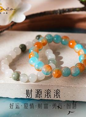 2025晗珞~优化石莲蓬吊坠手链复古新中式时尚手串日常百搭手饰女