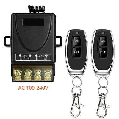 大功率30A遥控开关宽电压交流100-240V单路射频433遥控30-100M