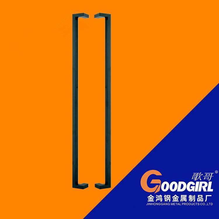 黑钛不锈钢拉手现代简约哑黑色大门拉手酒店商场对装大门把手扶手,基础建材,大拉手,淘宝优惠券,粉丝福利购,淘宝优惠卷