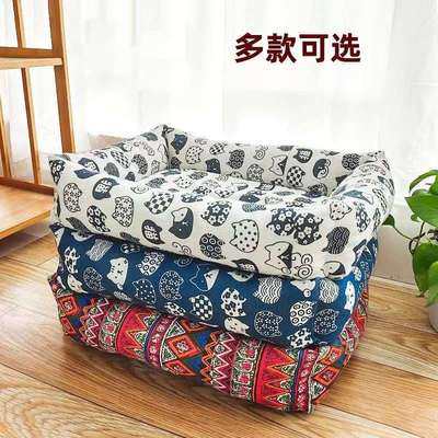 狗窝猫窝 四季通用大中小型犬毛绒垫子 冬天保暖睡垫地垫宠物用品