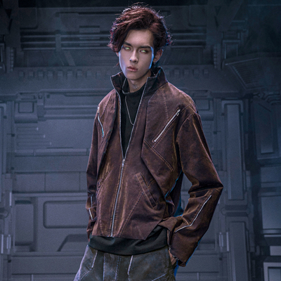 XIPHEVIL「流光牛仔夹克」变色