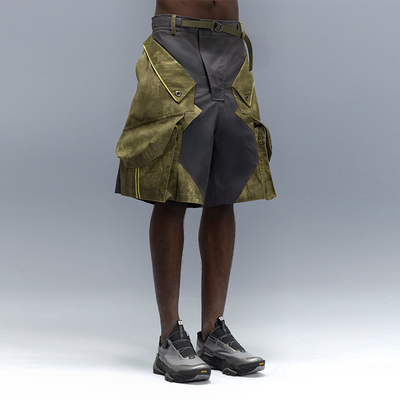 XIPHEVIL「蚀化模组短裤」水洗旧