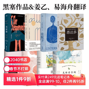 黑塞作品集(全8册) 赫尔曼·黑塞 姜乙+易海舟译 悉达多 在轮下 克林索尔的最后夏天 荒原狼 外国文学 2040书店