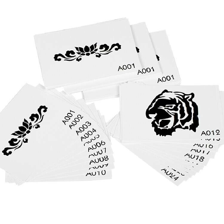 OPAWZ小爪印宠物狗狗猫犬美容染毛模板卡纸造型图案24张