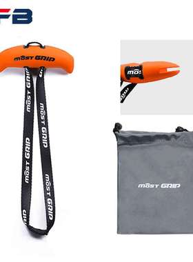 MOST GRIP牛角把手健身划船拉背引体向上高位下拉弧度握把配件