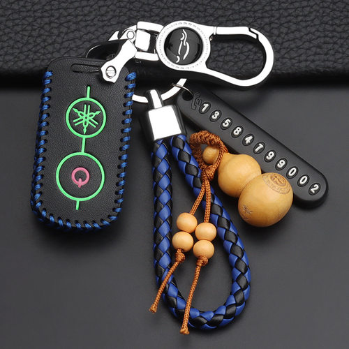 适用于20款YAMAHA雅马哈Nmax155钥匙套XMAX300摩托车改装钥匙包扣