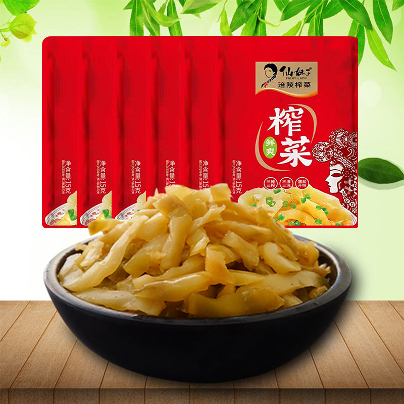 仙妹子15克鲜脆榨菜丝餐饮外卖图片