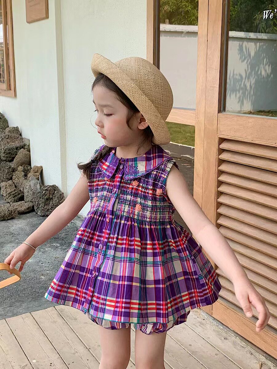 纯棉3夏季洋气显白套装