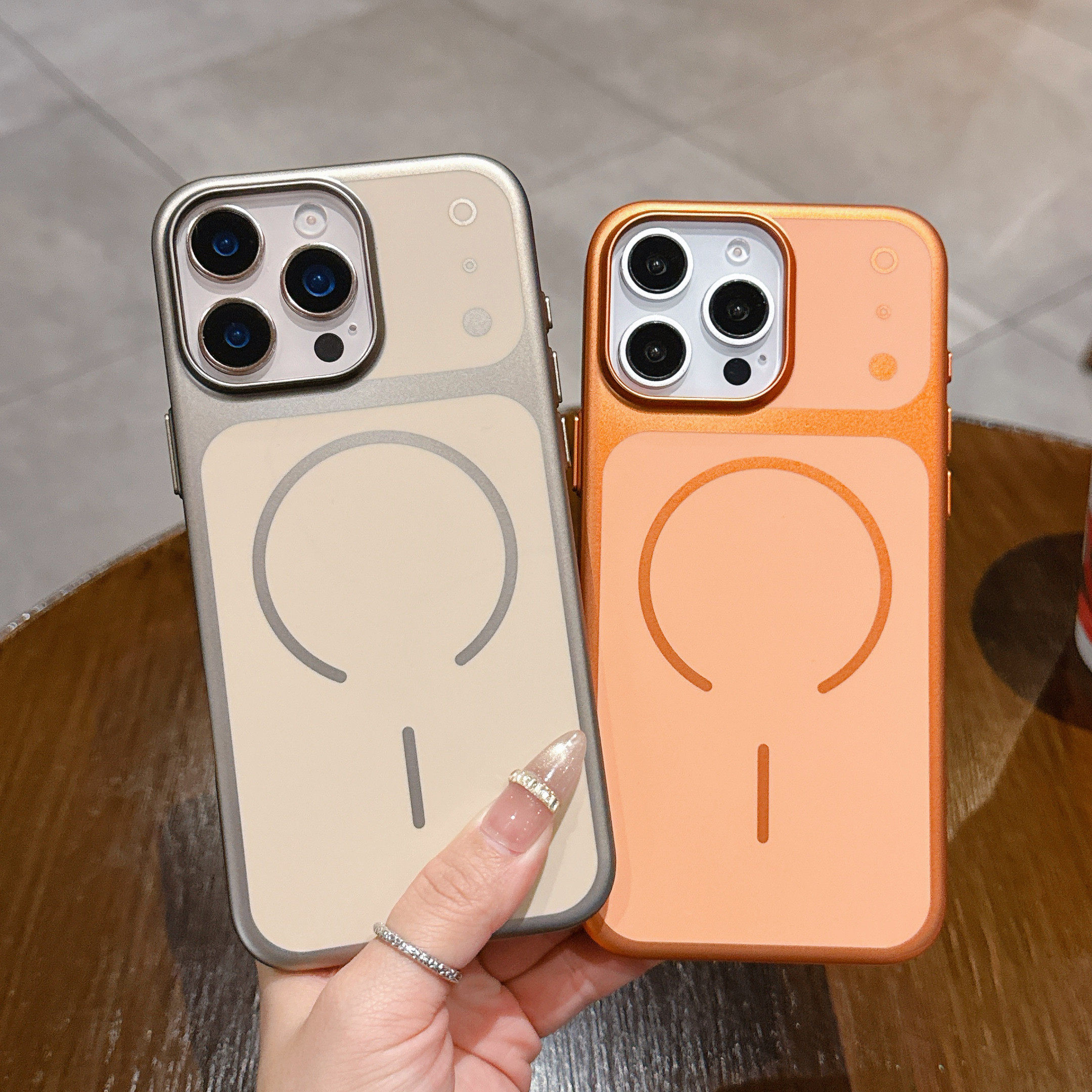 2代准分子柔润双色肤感磁吸适用苹果17promax手机壳iPhone17pro网红16proMax防摔16高级感15超火14男女13简约