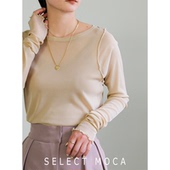 SELECT 饰日本直邮10009945 透肉轻薄T恤花边立体装 MOCA春季 新款